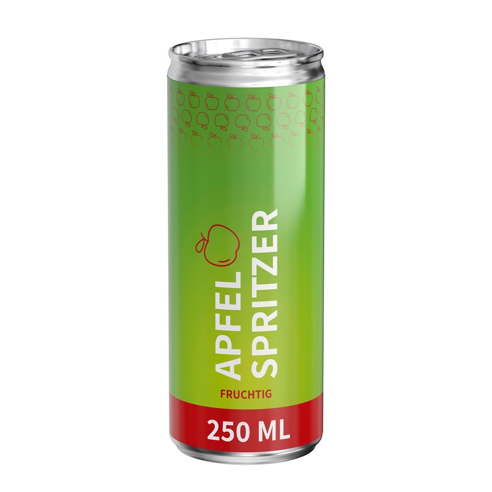 Apfelspritzer "sprankelend", 250 ml, Body Label