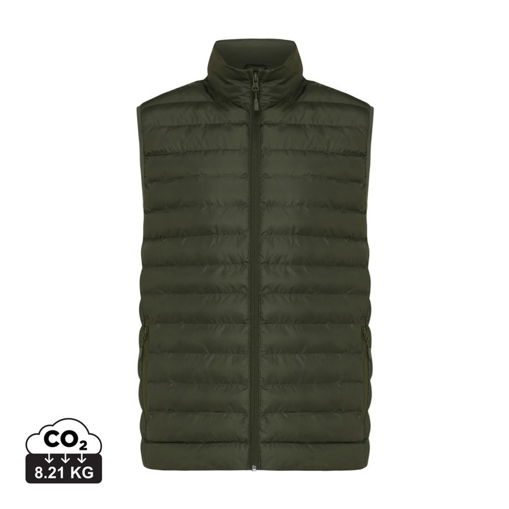 Iqoniq Meru heren gerecycled polyester bodywarmer