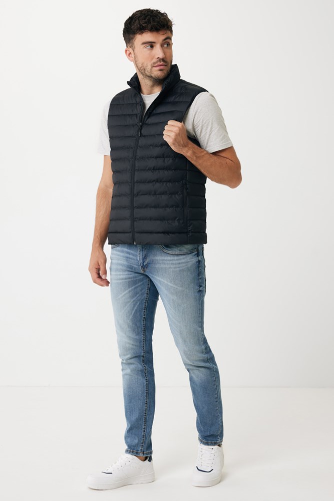 Iqoniq Meru heren gerecycled polyester bodywarmer