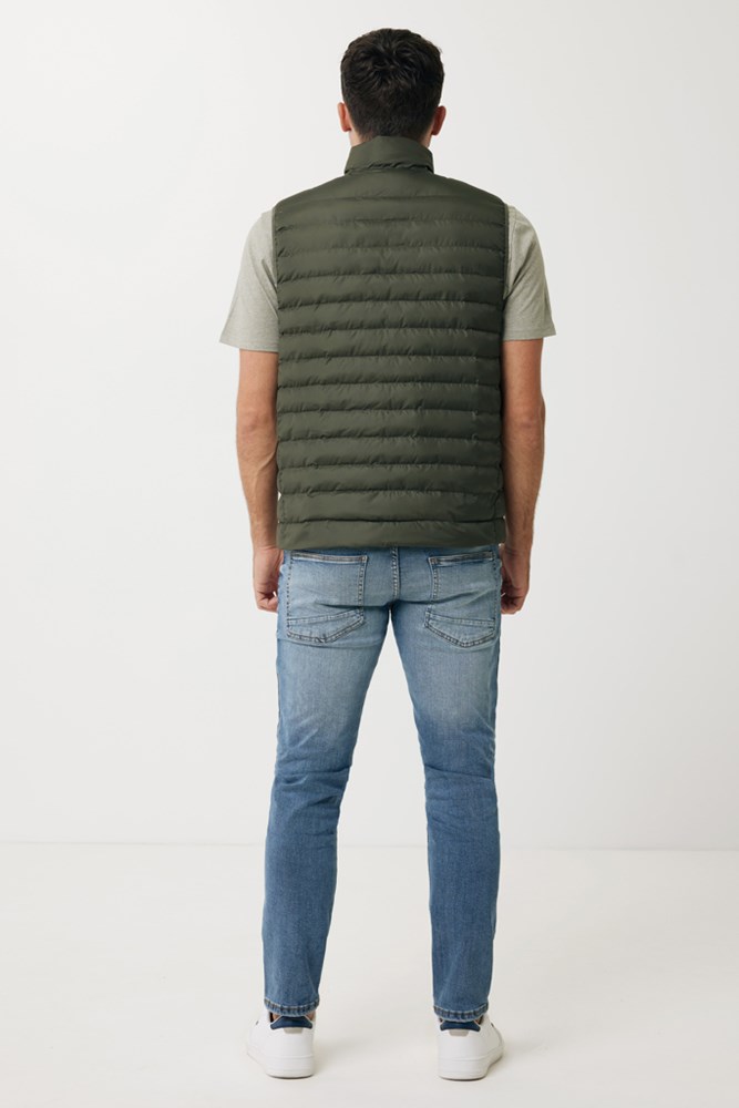 Iqoniq Meru heren gerecycled polyester bodywarmer