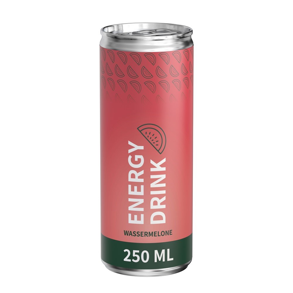 Energy Drink Watermeloen, 250 ml, Eco Label