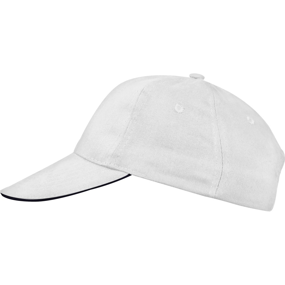 6-panel sandwich katoenen baseballcap