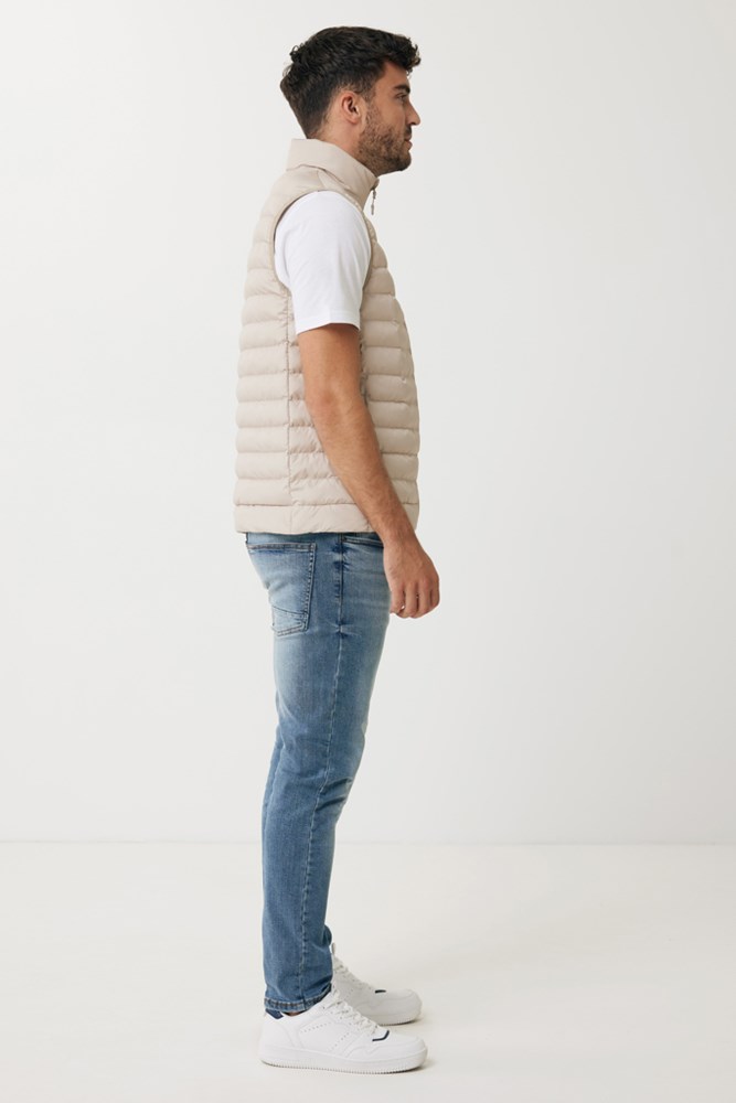 Iqoniq Meru heren gerecycled polyester bodywarmer