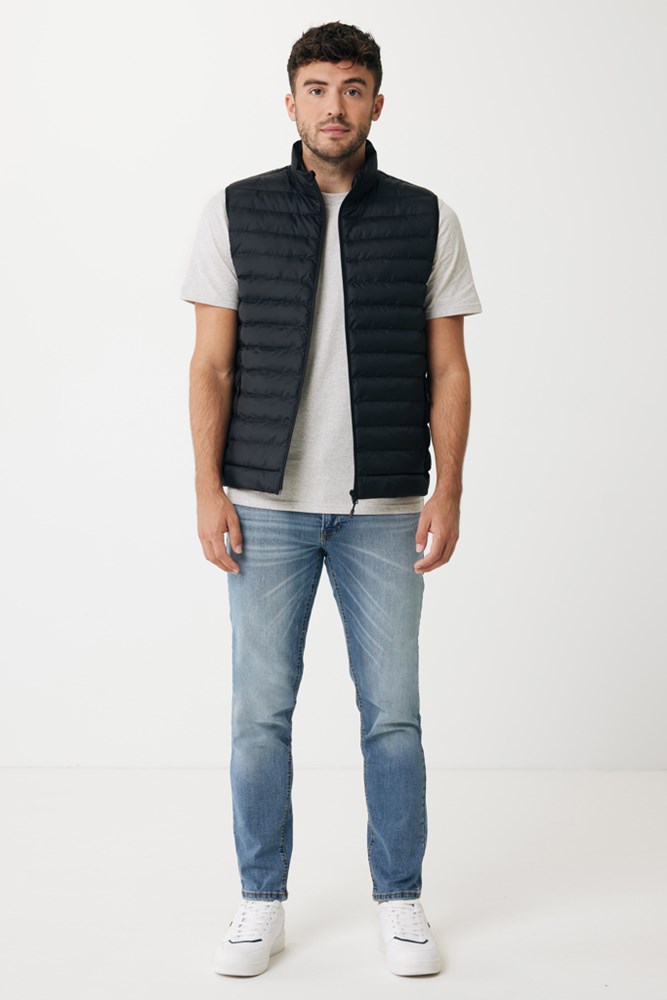 Iqoniq Meru heren gerecycled polyester bodywarmer