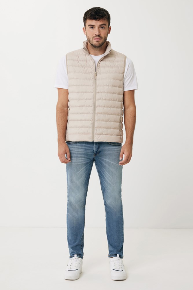 Iqoniq Meru heren gerecycled polyester bodywarmer