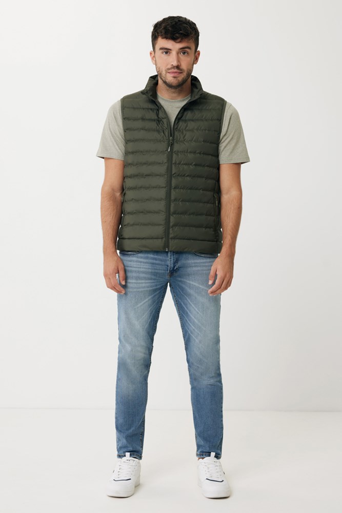 Iqoniq Meru heren gerecycled polyester bodywarmer