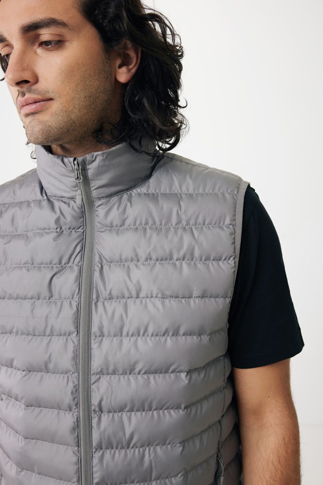 Iqoniq Meru heren gerecycled polyester bodywarmer