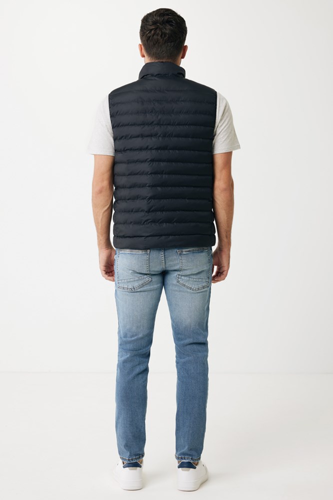 Iqoniq Meru heren gerecycled polyester bodywarmer