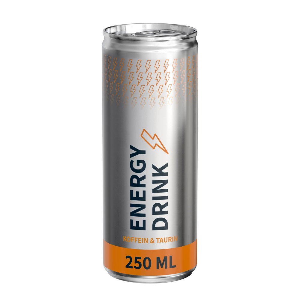 Energy Drink, 250 ml, Body Label transp (Alu Look)