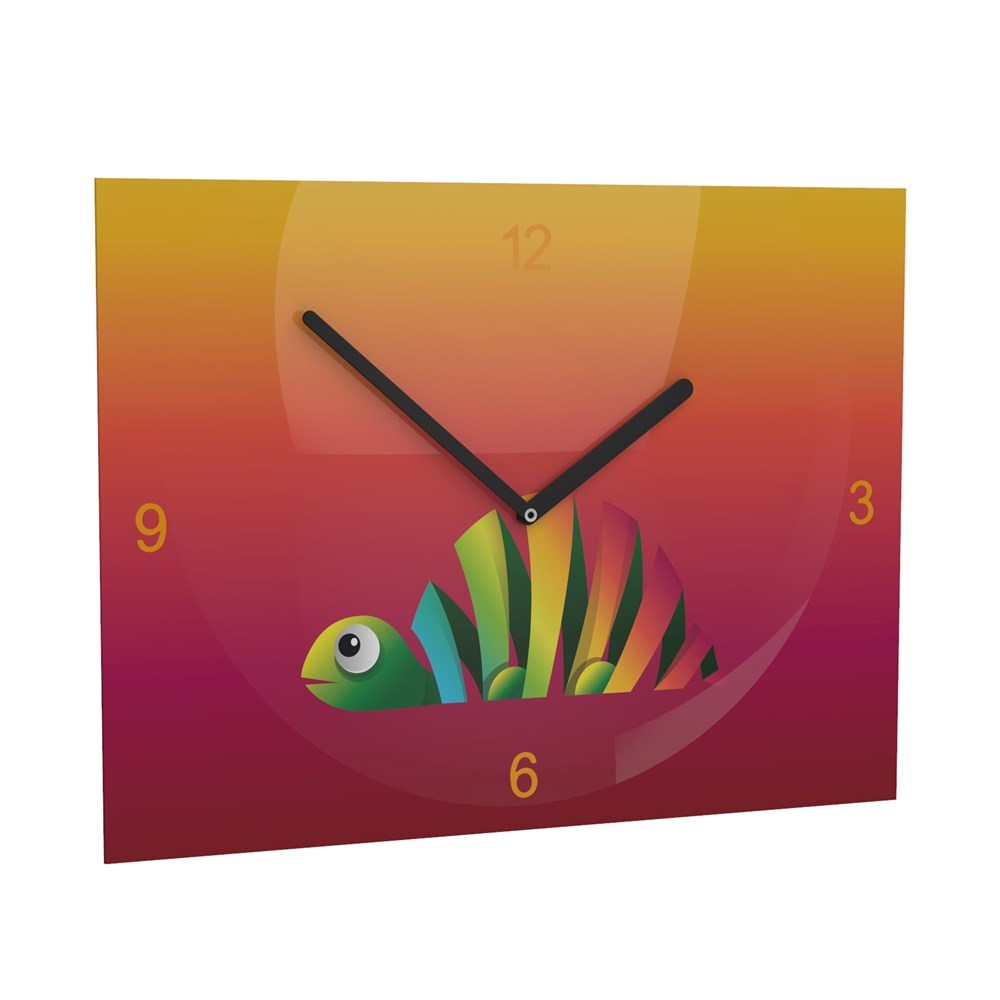 Horae Wall Clock Premium Rectangular 240 x 350 mm