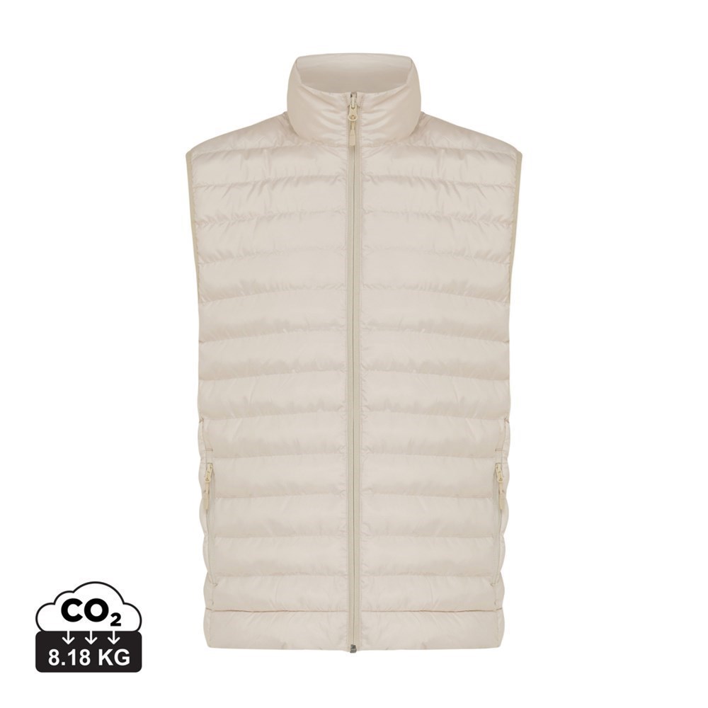 Iqoniq Meru heren gerecycled polyester bodywarmer