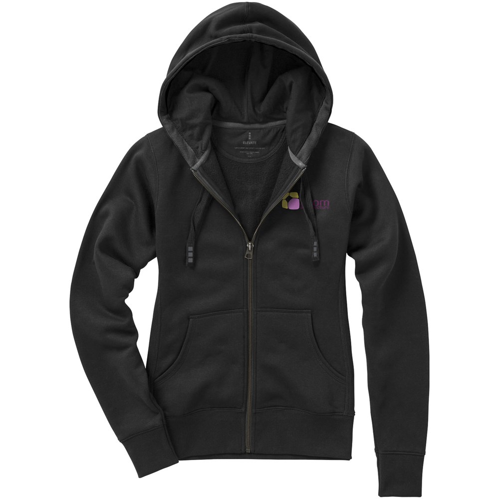 Arora dames hoodie met ritssluiting