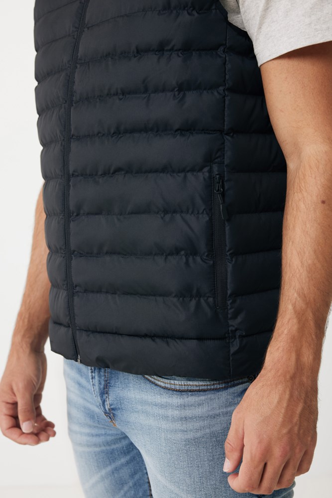 Iqoniq Meru heren gerecycled polyester bodywarmer