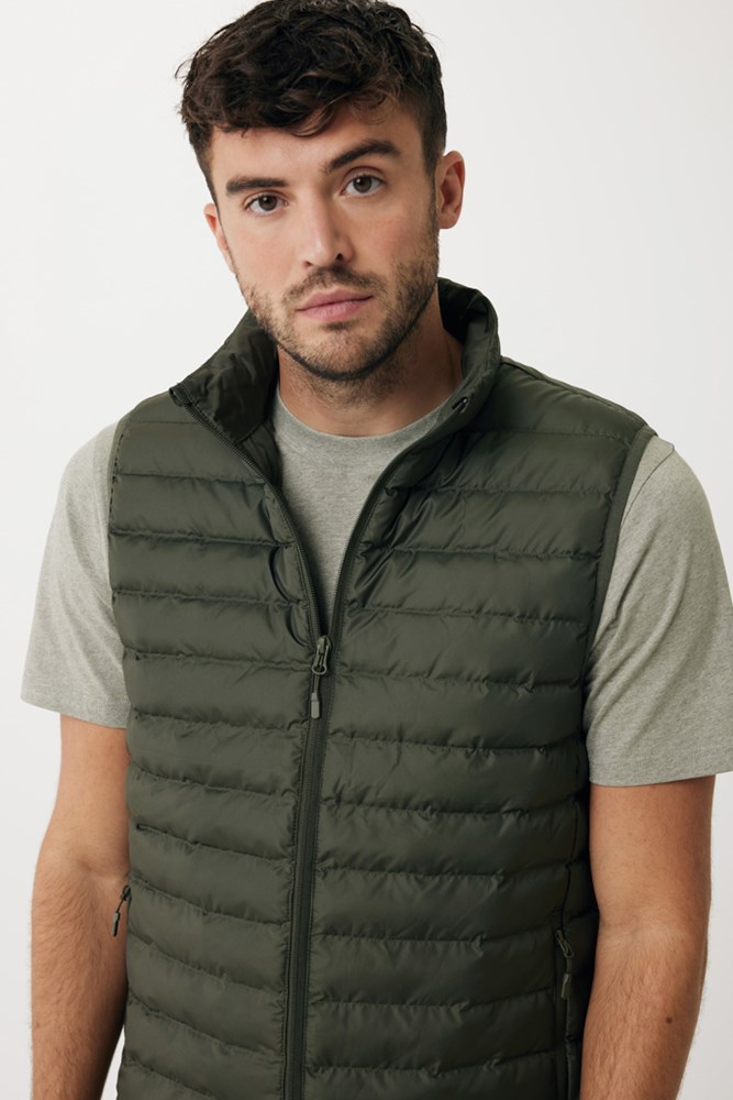 Iqoniq Meru heren gerecycled polyester bodywarmer