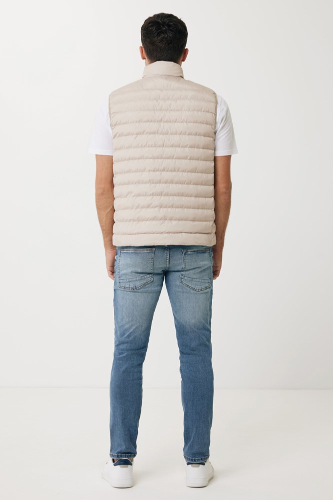 Iqoniq Meru heren gerecycled polyester bodywarmer