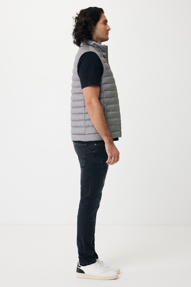 Iqoniq Meru heren gerecycled polyester bodywarmer