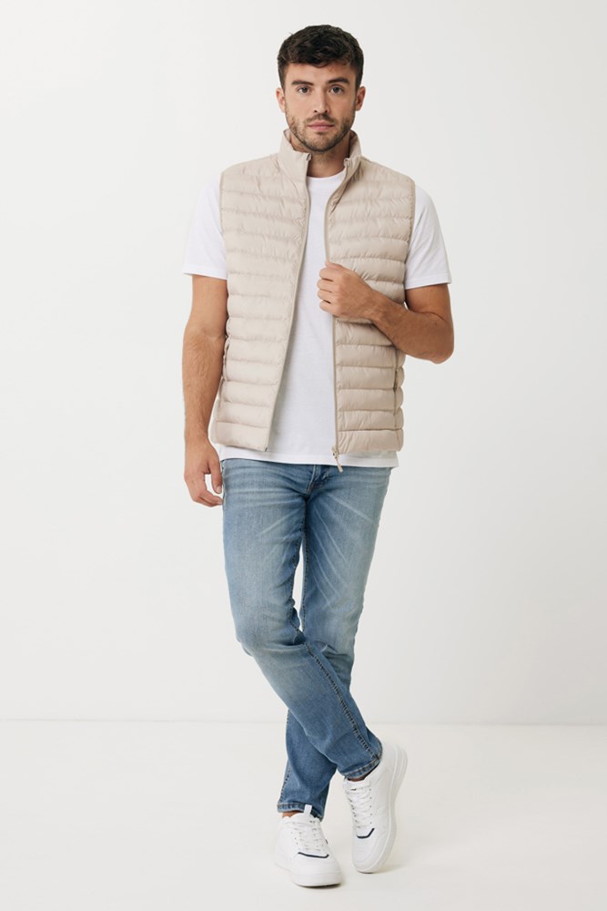 Iqoniq Meru heren gerecycled polyester bodywarmer