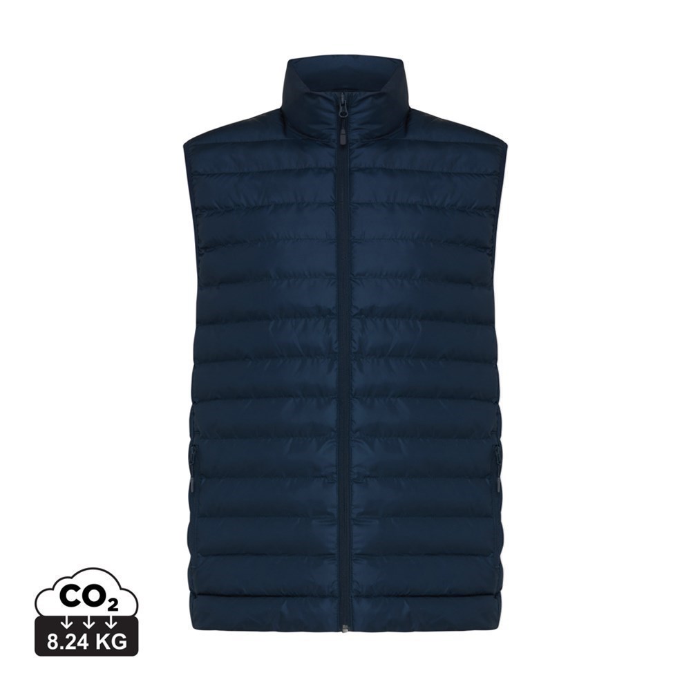 Iqoniq Meru heren gerecycled polyester bodywarmer