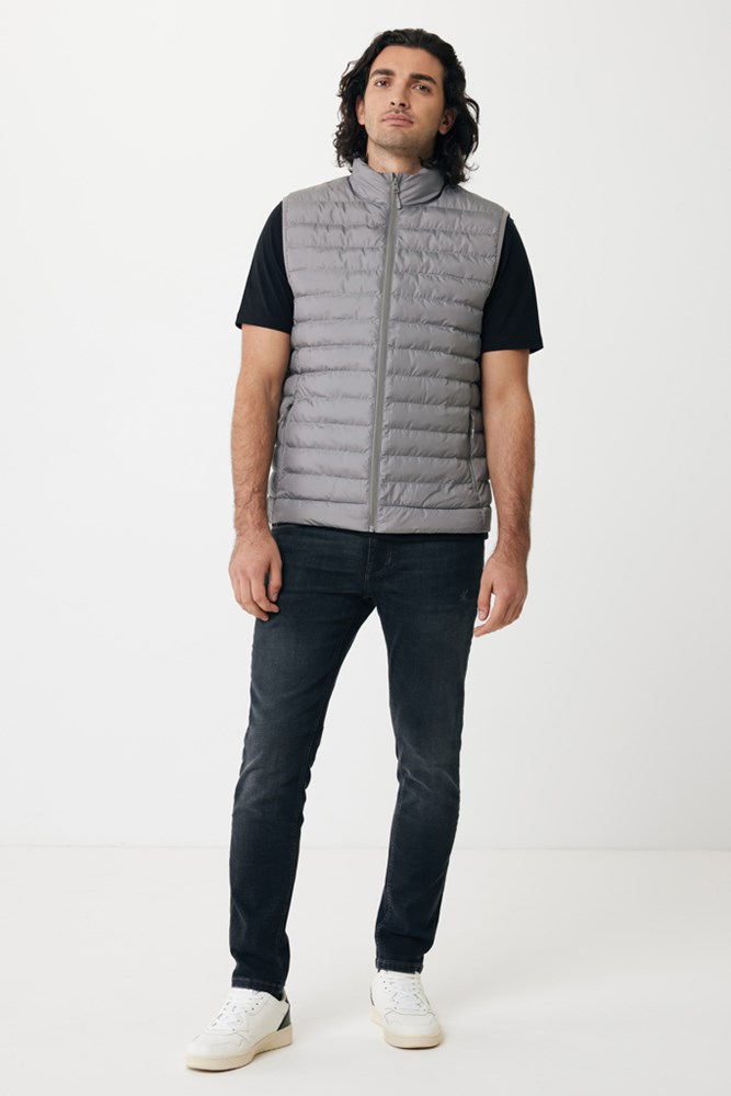 Iqoniq Meru heren gerecycled polyester bodywarmer