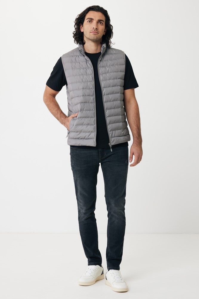 Iqoniq Meru heren gerecycled polyester bodywarmer